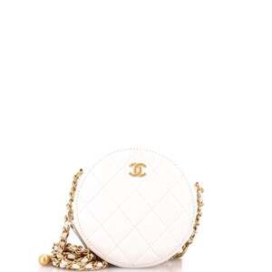 Chanel Pearl Crush Round Clutch With #242186C23B